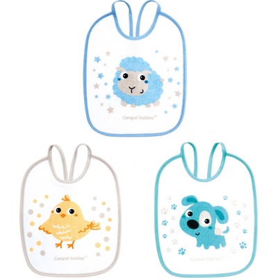 Canpol babies bryndák froté/Pvc 3 ks Bunny and Company – Zboží Mobilmania
