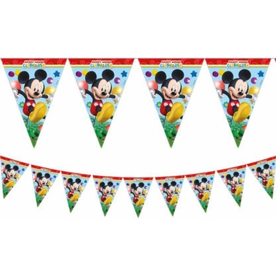 Procos Vlaječková girlanda Mickey Mouse 9 vlajek