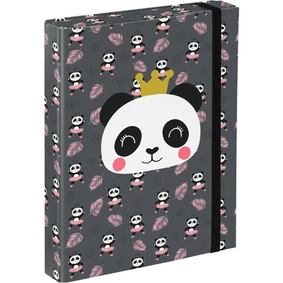 Baagl Panda A5 tmavo sivá