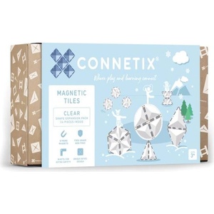 Connetix CONNETIX® Clear Shape Expansion Pack магнитен строителен комплект 24 бр (CT-C-00024-SH)