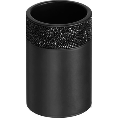Decor Walther Чаша за четки за зъби Rocks черен мат (0933860)