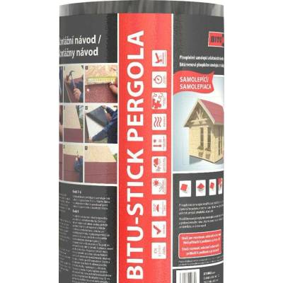 Bitumax Asfaltový pás se skelnou vložkou BITU-STICK Pergola, červený, 2,5 m² 225