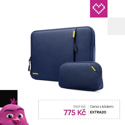 tomtoc Sleeve Kit 14" MacBook Pro / Air námořní modrá, TOM-A13D2B2GP