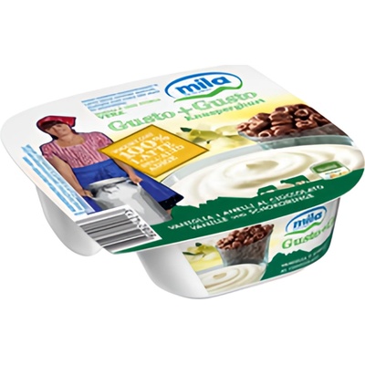 Mila Vanilkový jogurt s čokoládovými kroužky 150 g