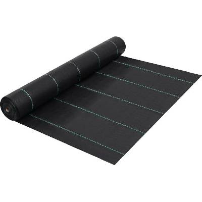 vidaXL Mulčovací textilie 1 x 200 m PP 313063 Černá