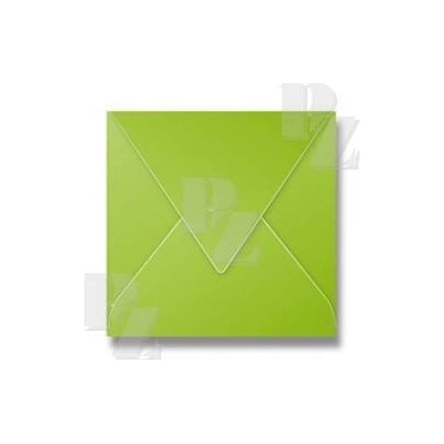 Barevné obálky čtvercové 165x165 mm 120g 20ks zelené