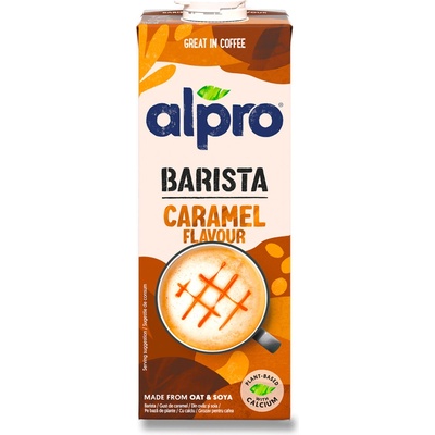 Alpro Barista Ovesno-sójový nápoj s karamelovou příchutí 1 l