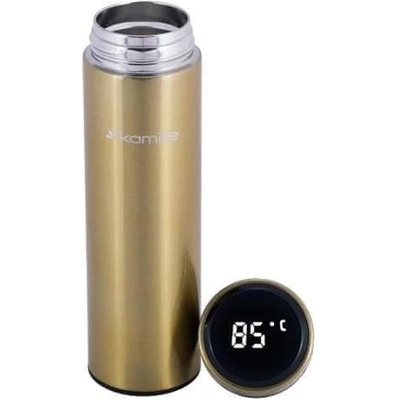 Kamille Termohrnek LED zlatý 400 ml