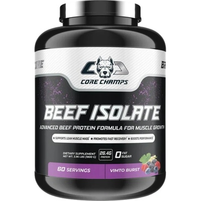 Core Champs Beef Isolate Clear | 0 Sugar ~ 0 Fat ~ 88% Advanced Beef Protein [1800 грама] Горски плодове