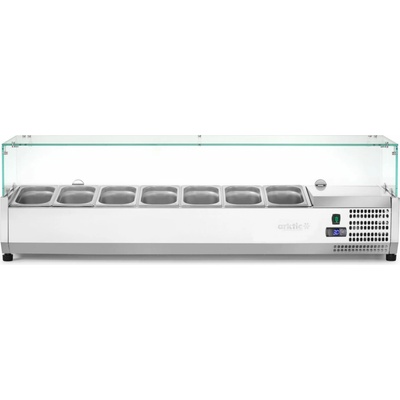 Arktic Chladicí nástavba GN 1/4, 7 x GN 1/4, -2/8˚C, 230V/180W, R600a, 1505x335x(H)430mm
