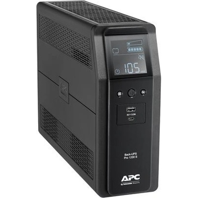 APC Back-UPS Pro BR1200SI UPS AC 220-240V 720Watt 1200VA USB output connectors 8 Black (BR1200SI)