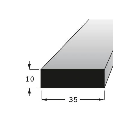 Hranolek 35x10mm, délka 200cm