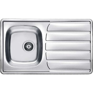 Alveus Zoom - Мивка 86х50 см, неръждаема стомана 1098842 (1098842) Мивка за вграждане
