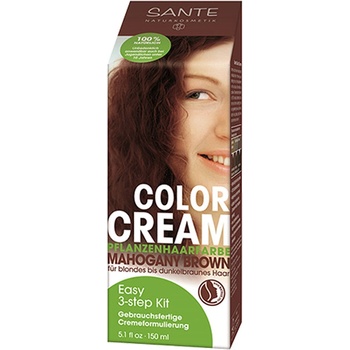 Santé krémová barva na vlasy hnědý mahagon 150 ml
