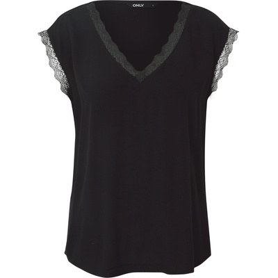 ONLY Тениска 'Jasmina' черно, размер XL