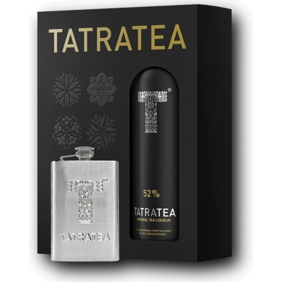Tatratea Original 52% 0,7 l (darčekové balenie ploskačka)