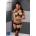Passion Saria Set with Open Bra Black S/M