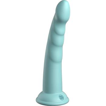 Pipedream Dillio Platinum Slim Seven 7" Platinum Silicone Dildo Green