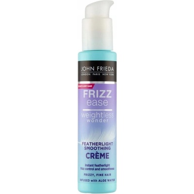 John Frieda Frizz Ease Weightless Wonder uhlazující krém pro nepoddajné a krepatějící se vlasy 100 ml