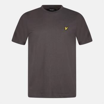 Lyle and Scott Тениска Lyle and Scott Basic Logo T Shirt - Gunmetal W635