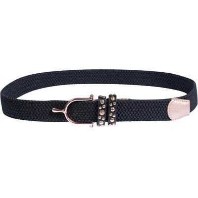 HKM Rosegold Glamour pásek dámský černý