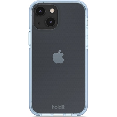Holdit Гръб Holdit Seethru Case за iPhone 14/13 - Mineral Blue