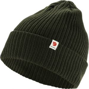 Fjällräven Зимна шапка (beanie) Fjällräven Fjällräven Rib Hat Beanie - Deep Forest - размер One Size (904-2345-0411)