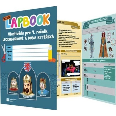 Školní Lapbook: Lucemburkové a doba rytířská - pro 4. ročník ZŠ