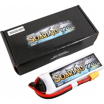 Gens ace G-Tech Soaring 2200mAh 7.4V 30C 2S1P Lipo Battery Pack with XT60 Plug GEA222S30X6GT
