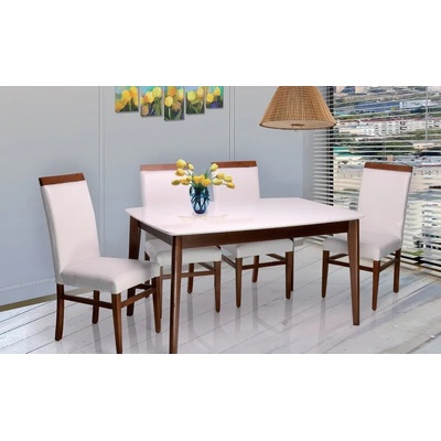 ЕВРОМАР Разтегателна трапезна маса roma-g - орех (006.004.0178)