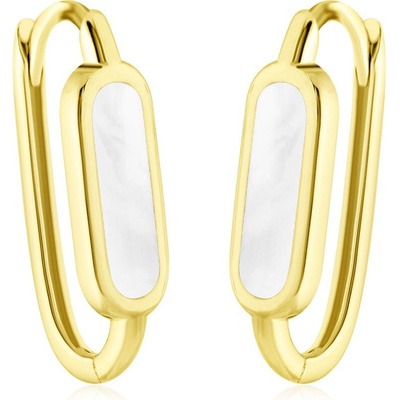 GEMMAX Oválné zlaté náušnice GLEYL-03753
