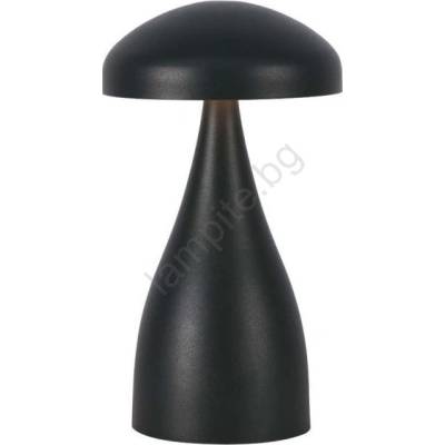 V-TAC LED регулируема презареждаема настолна лампа LED/1W/5V 3000-6000K 1800 mAh черна (VT1321)