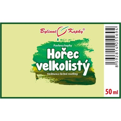 Horec velkolistý tcm pavlovy bylinné kvapky tinktúra 50 ml