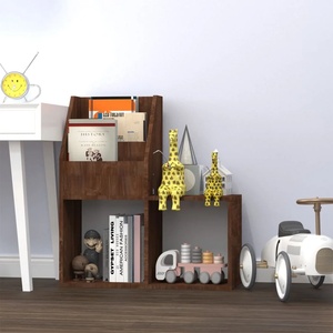vidaXL Етажерка за детски книжки, дъб, 71x30x78, 5 см, инженерно дърво (339521)