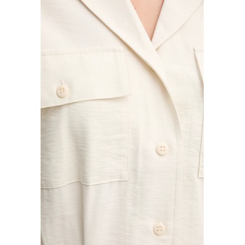 Calvin Klein Рокля Calvin Klein Jeans в бежово къса със стандартна кройка J20J225297 (J20J225297)