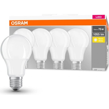 Osram LED žárovka Classic E27 10W 2700K 1055lm 4ks