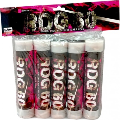 Dýmovnice škrtací růžová 5 ks