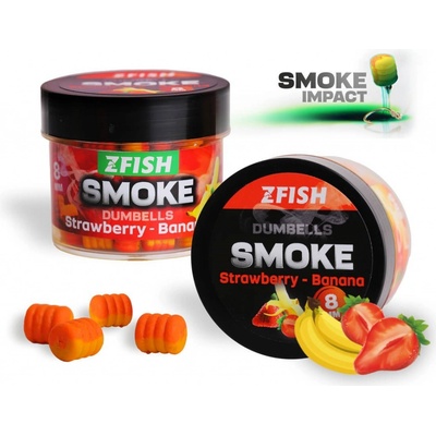 Zfish Smoke Dumbells 8 mm 20 g Strawberry Banana – Zboží Dáma