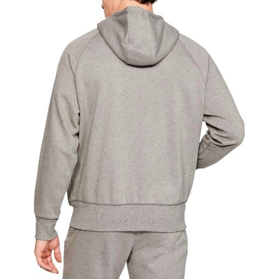 Under Armour Speckled Fleece Fz Hoodie šedá