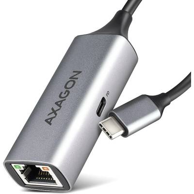 USB3-C to Giga ETHERNET, PD 100W, AXAGON ADE-TXPD (ADE-TXPD)