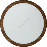 Baterie Centrum Led Плафониера ring led/18w/230v 4200k Ø 21 см кафяв (bc0614)