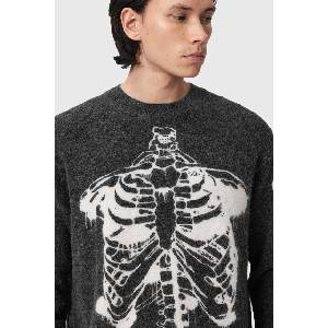 AllSaints пуловер мъжки с вълна RIBSPILL CREW (M022KF)