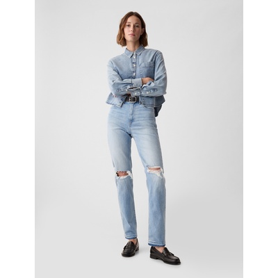 GAP Дънки straight High Rise Cheeky GAP GAP | Sin | ЖЕНИ | XXS