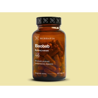 Herbavia.cz Baobab bylinný extrakt 60 kapslí