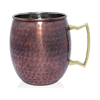 Image 1 of Horecano ANTIQUE-Чаша MUG Moskow с медно покритие 8.25cm x 9.50cm- 600 ml(SG-95387) (0184147)