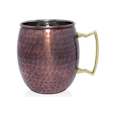 Horecano ANTIQUE-Чаша MUG Moskow с медно покритие 8.25cm x 9.50cm- 600 ml(SG-95387) (0184147)
