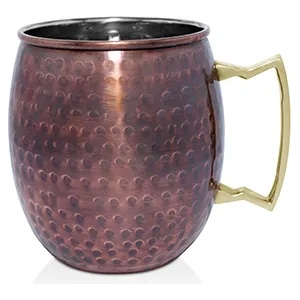 Horecano ANTIQUE-Чаша MUG Moskow с медно покритие 8.25cm x 9.50cm- 600 ml(SG-95387) (0184147)