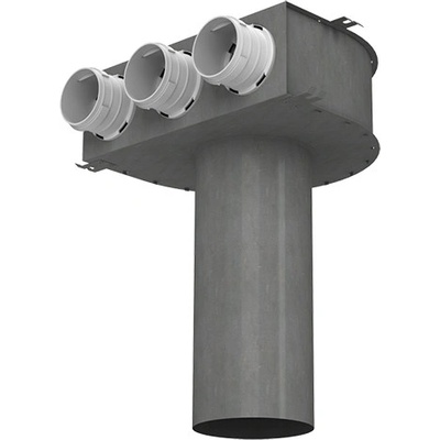 Dalap Kovový konektor do stropu pre potrubie Flexitech 63 mm, 3 príruby