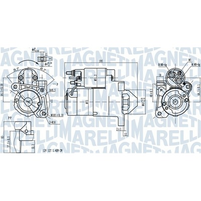 Štartér MAGNETI MARELLI 063721273010
