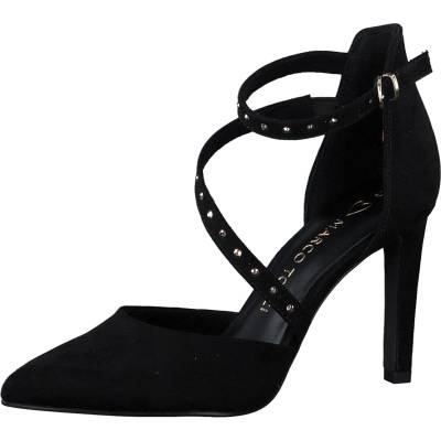 Marco Tozzi Дамски обувки на ток с отворена пета черно, размер 42